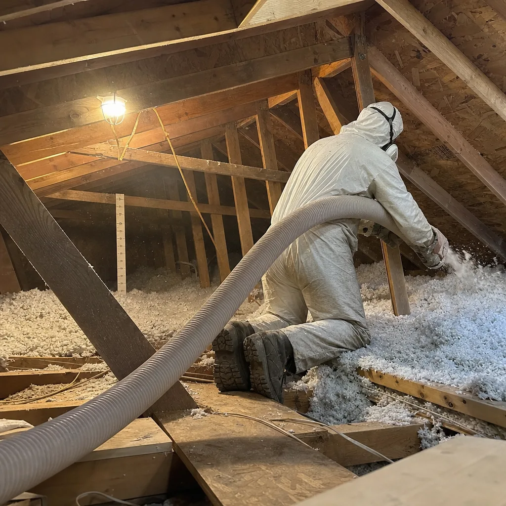 Pest Debris and Old Insulation